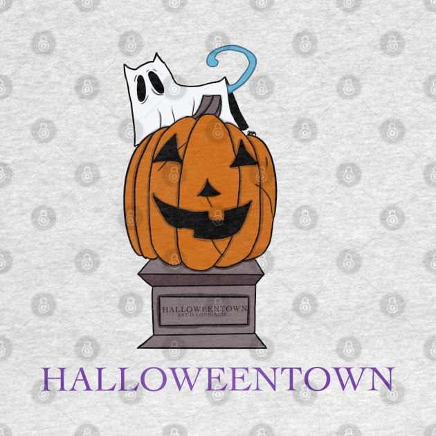Halloweentown Ghost Cat by Art_by_Devs